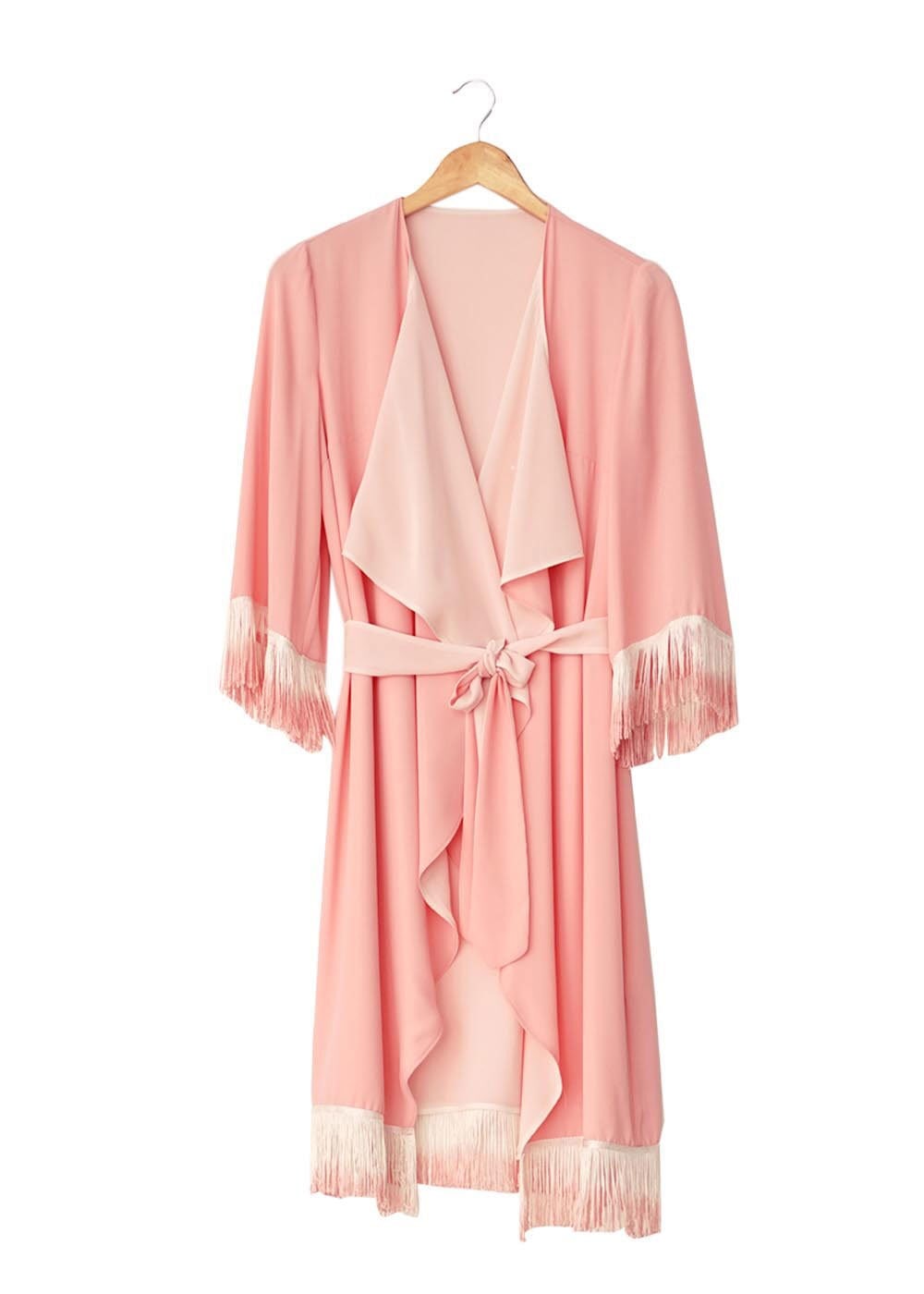 Tesettür giyim PEMBE PÜSKÜL DETAYLI TUNİK 4612