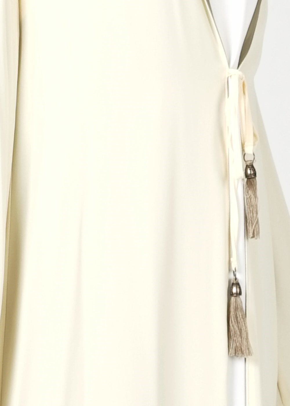 Tesettür giyim SARI PÜSKÜL DETAYLI TUNİK  4613