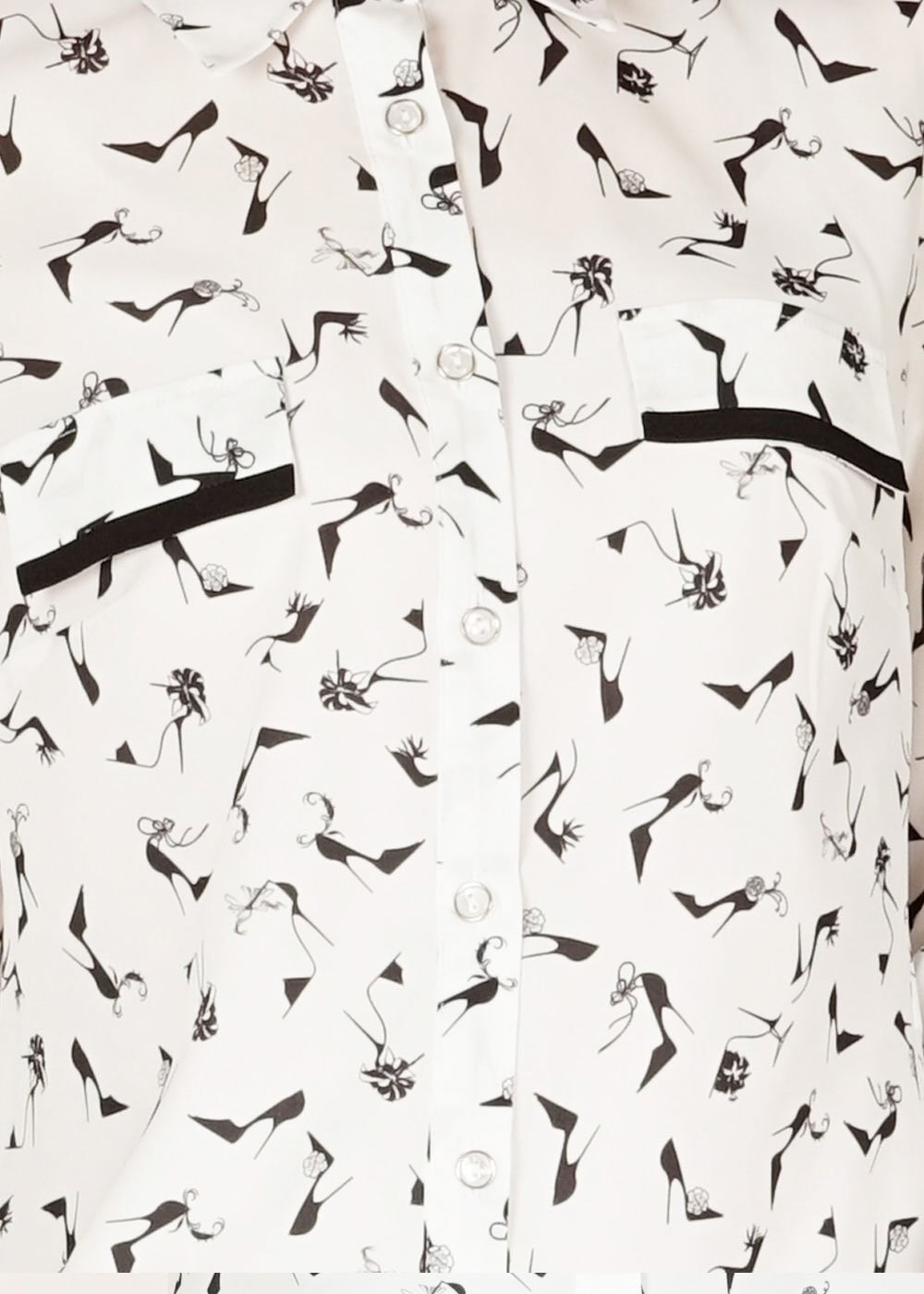 Tesettür giyim BEJ DESENLİ GÖMLEK YAKA TUNİK 4681