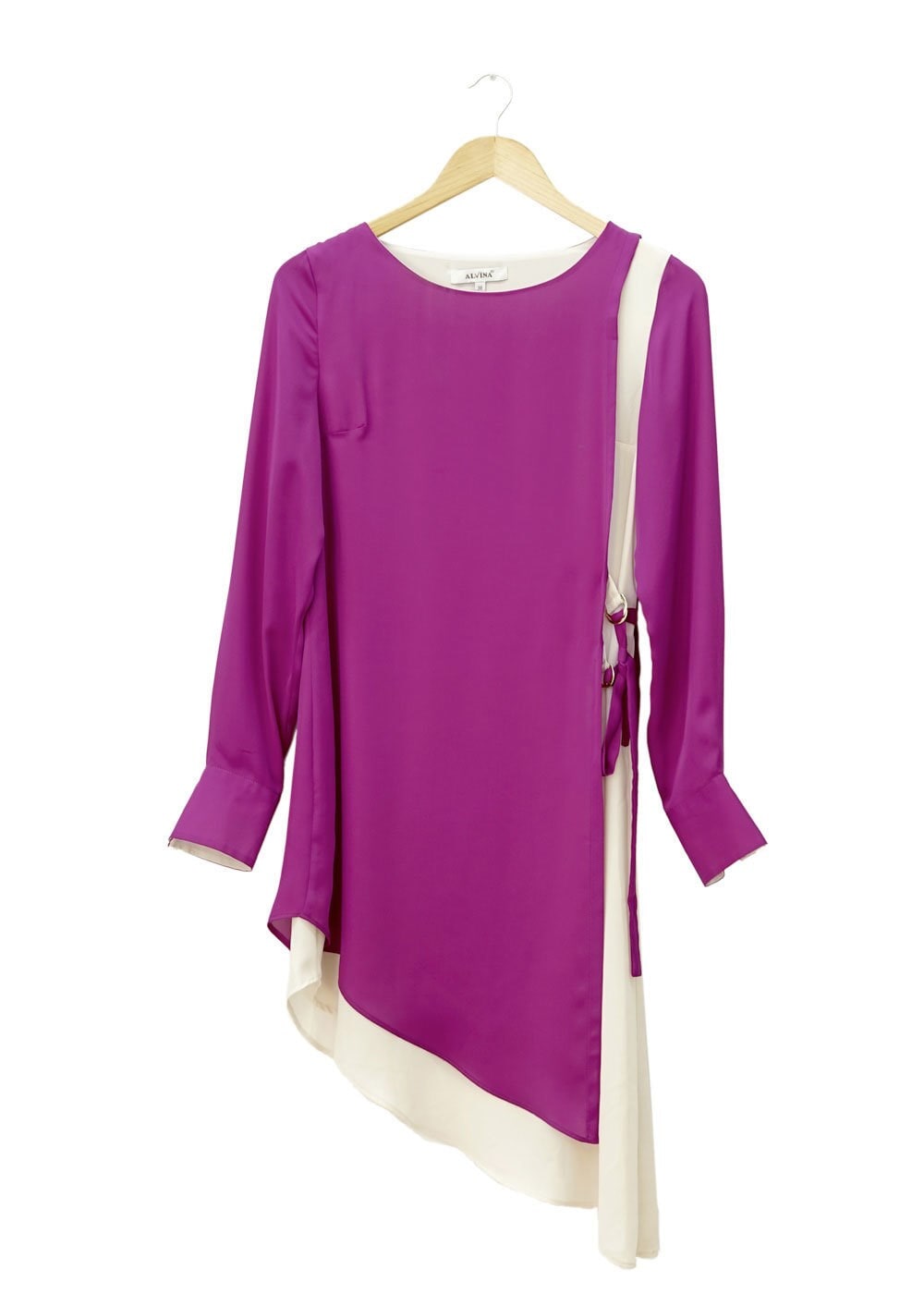 Tesettür giyim MÜRDÜM ASİMETRİK KESİM TUNİK 4830