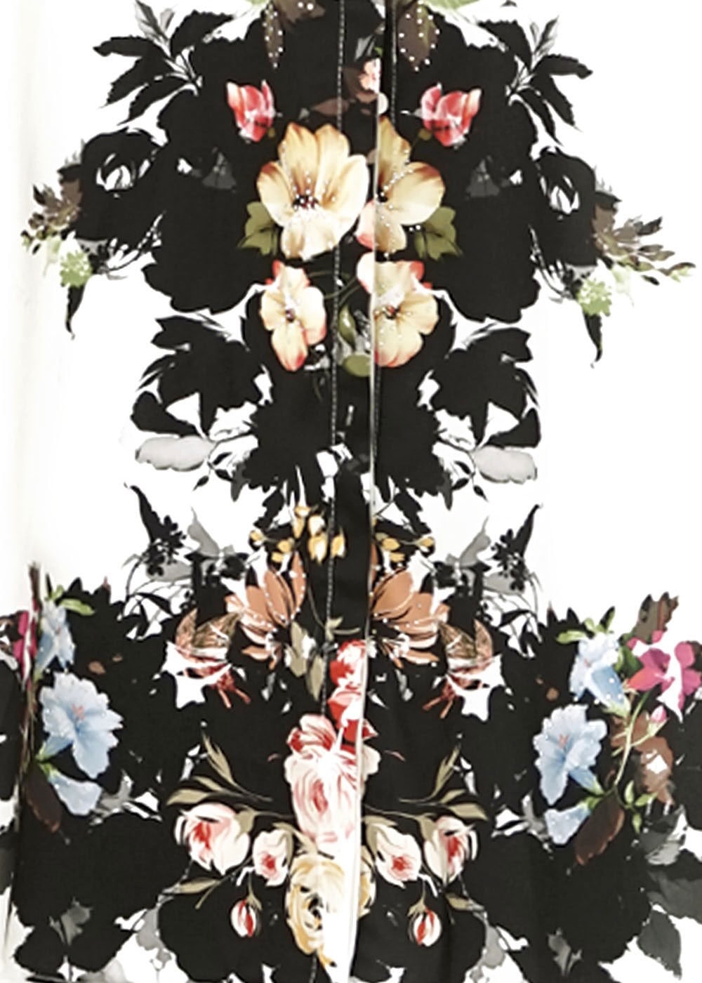 Tesettür giyim BEJ ÇİÇEK DESENLİ TUNİK 4850