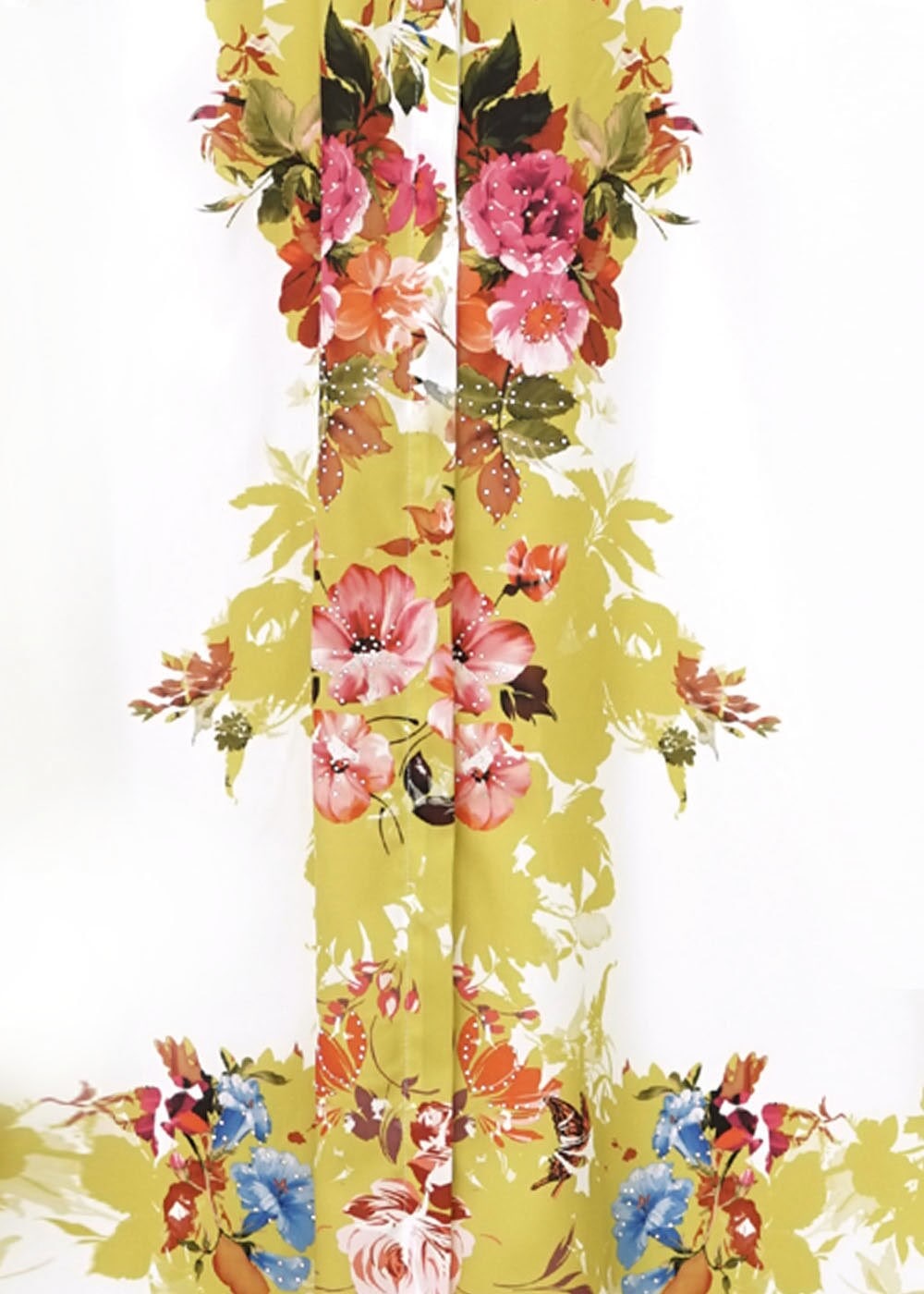 Tesettür giyim BEJ ÇİÇEK DESENLİ TUNİK 4850