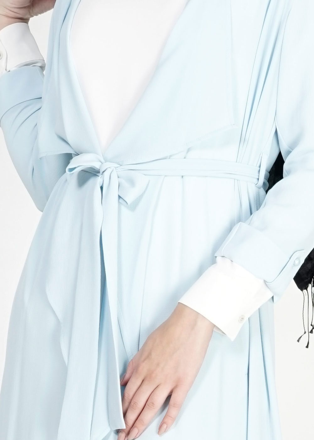 Tesettür giyim MAVİ UZUN TESETTÜR TUNİK 4907