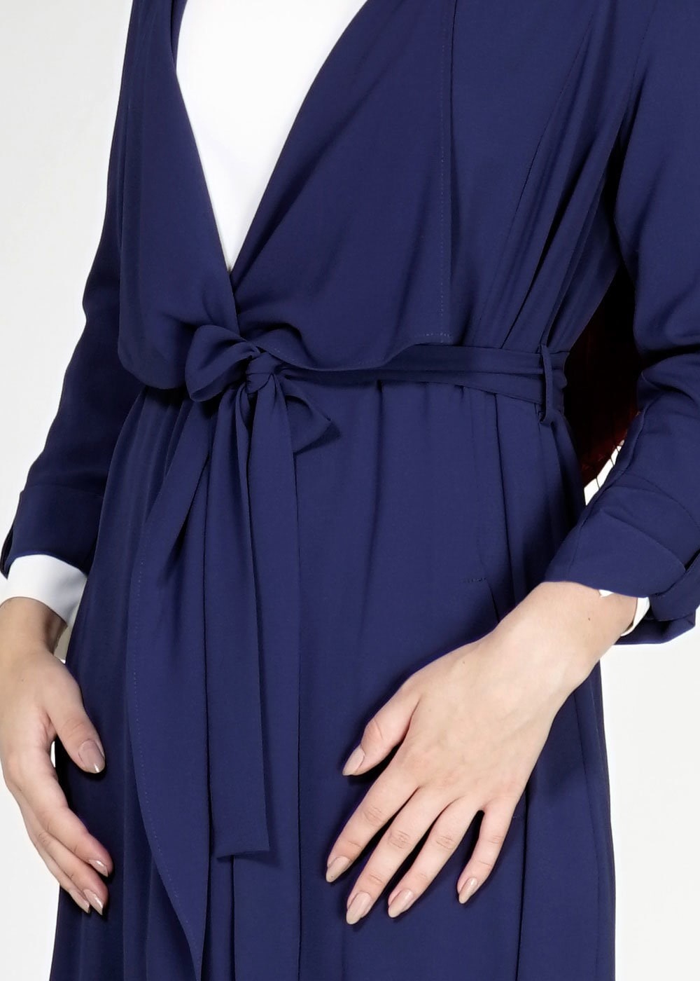 Tesettür giyim LACİVERT UZUN TESETTÜR TUNİK 4907