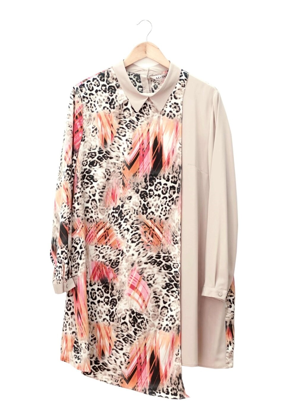 Tesettür giyim MERCAN DESENLİ TUNİK 4918