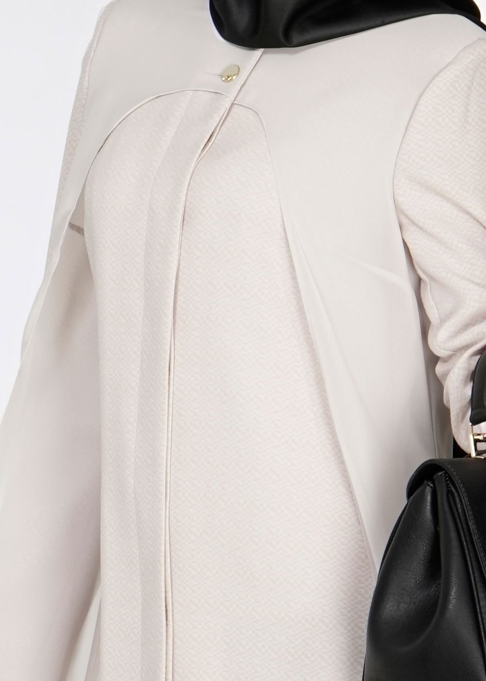 Tesettür giyim BEJ 1435 Nazenin Tesettür Trench