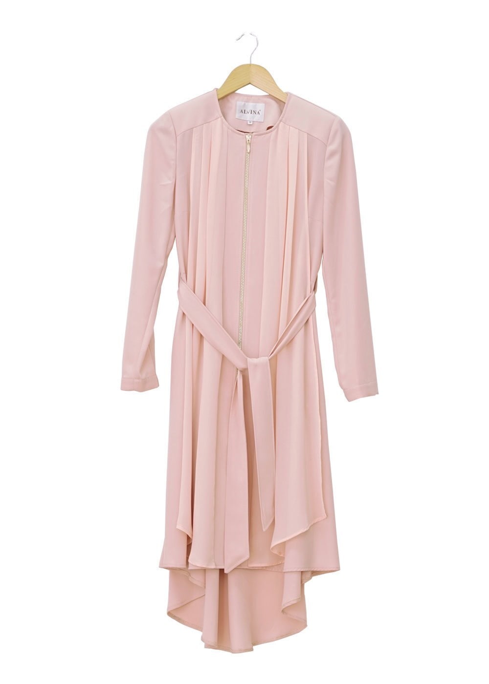 Tesettür giyim PUDRA 1439 Feris Tesettür Trench