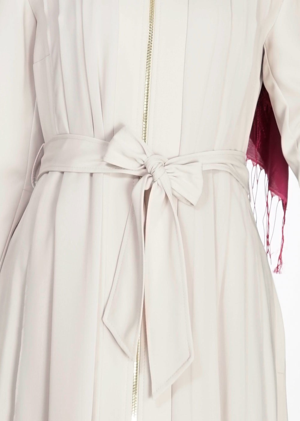 Tesettür giyim BEJ 1439 Feris Tesettür Trench