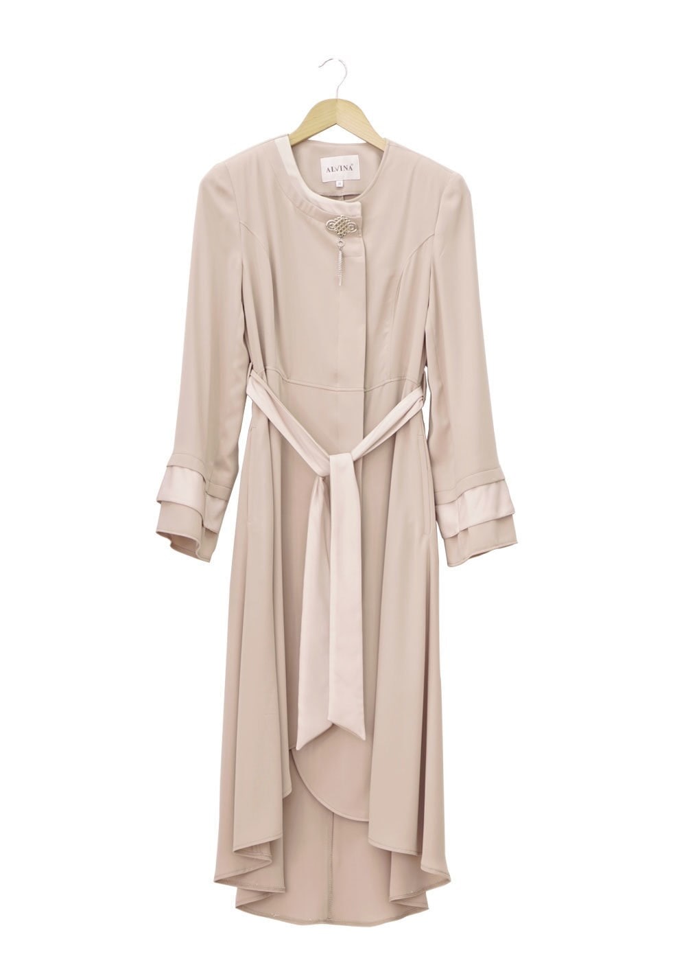 Tesettür giyim BEJ 1448 Virona Tesettür Trench