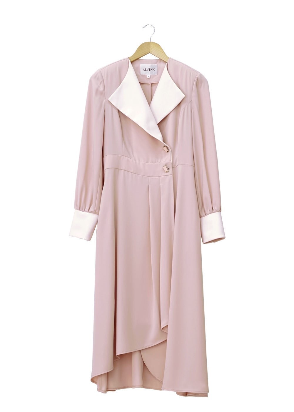 Tesettür giyim PUDRA 1464 Farah 6288 Tesettür Trench