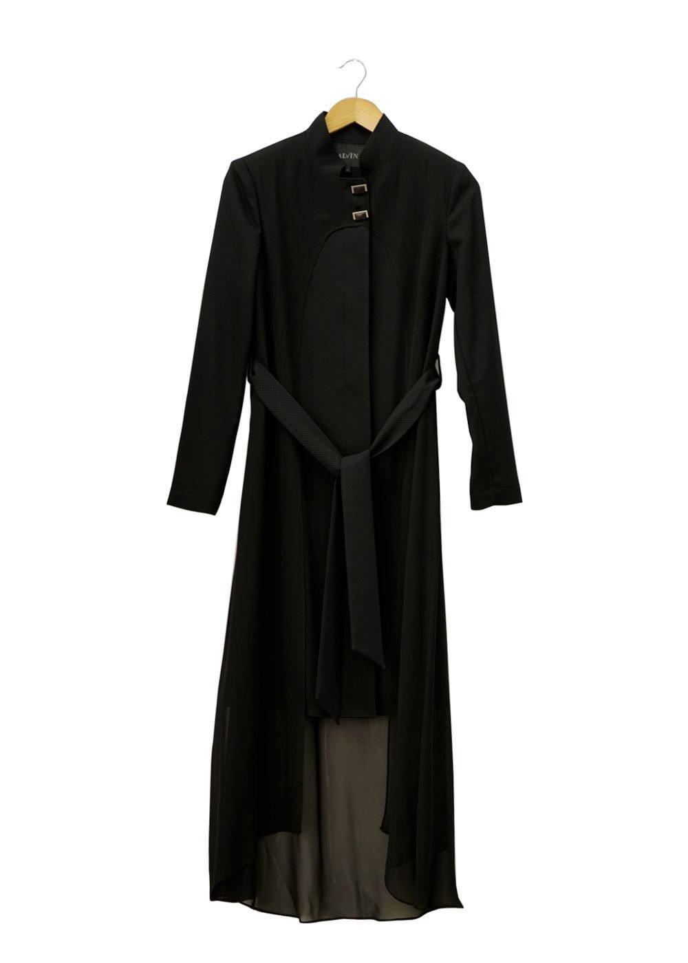 Tesettür giyim SİYAH 1466 NAZENİN 5960 TRENCH 38/44