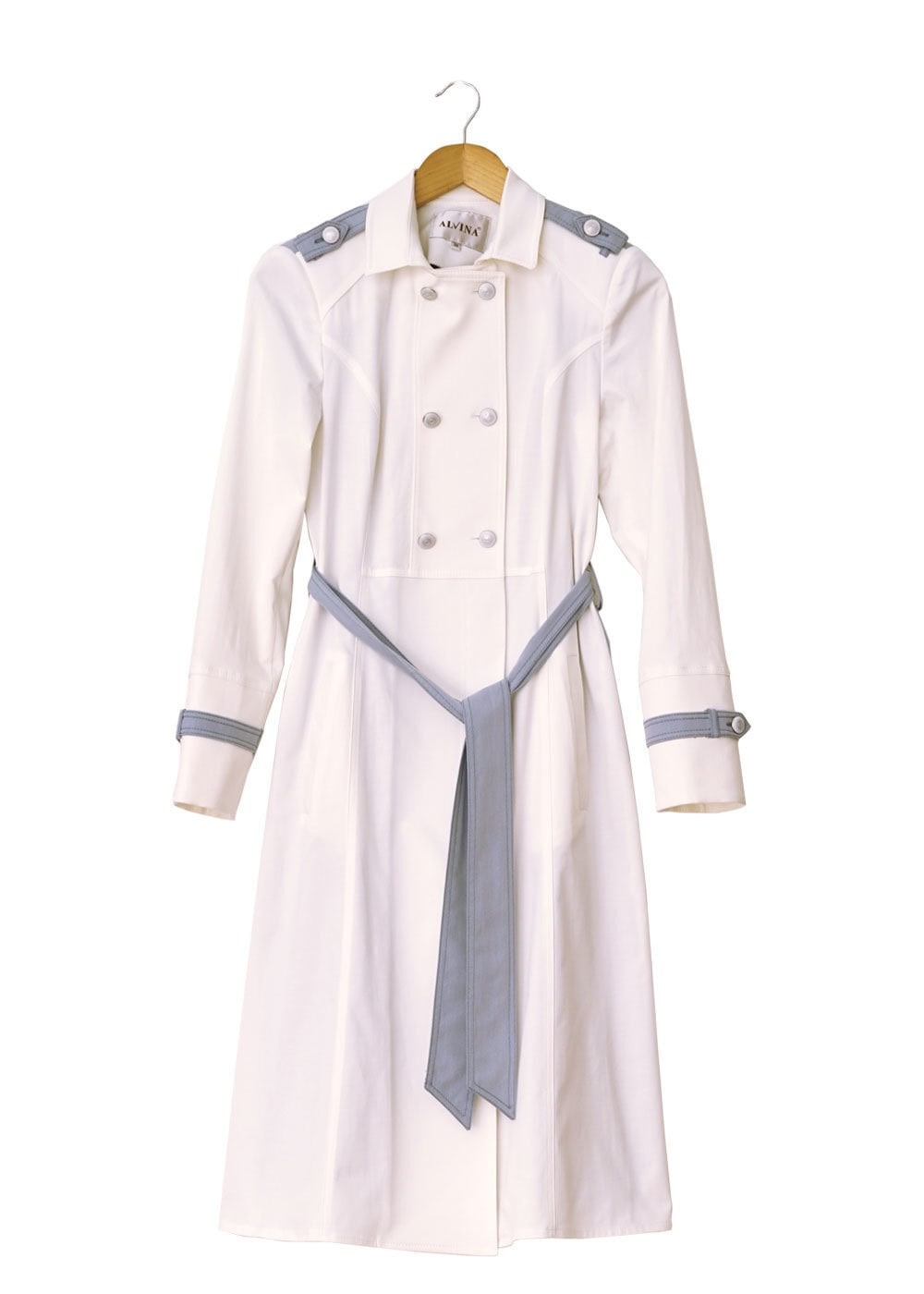 Tesettür giyim MAVİ 1498 Dulce Tesettür Trench