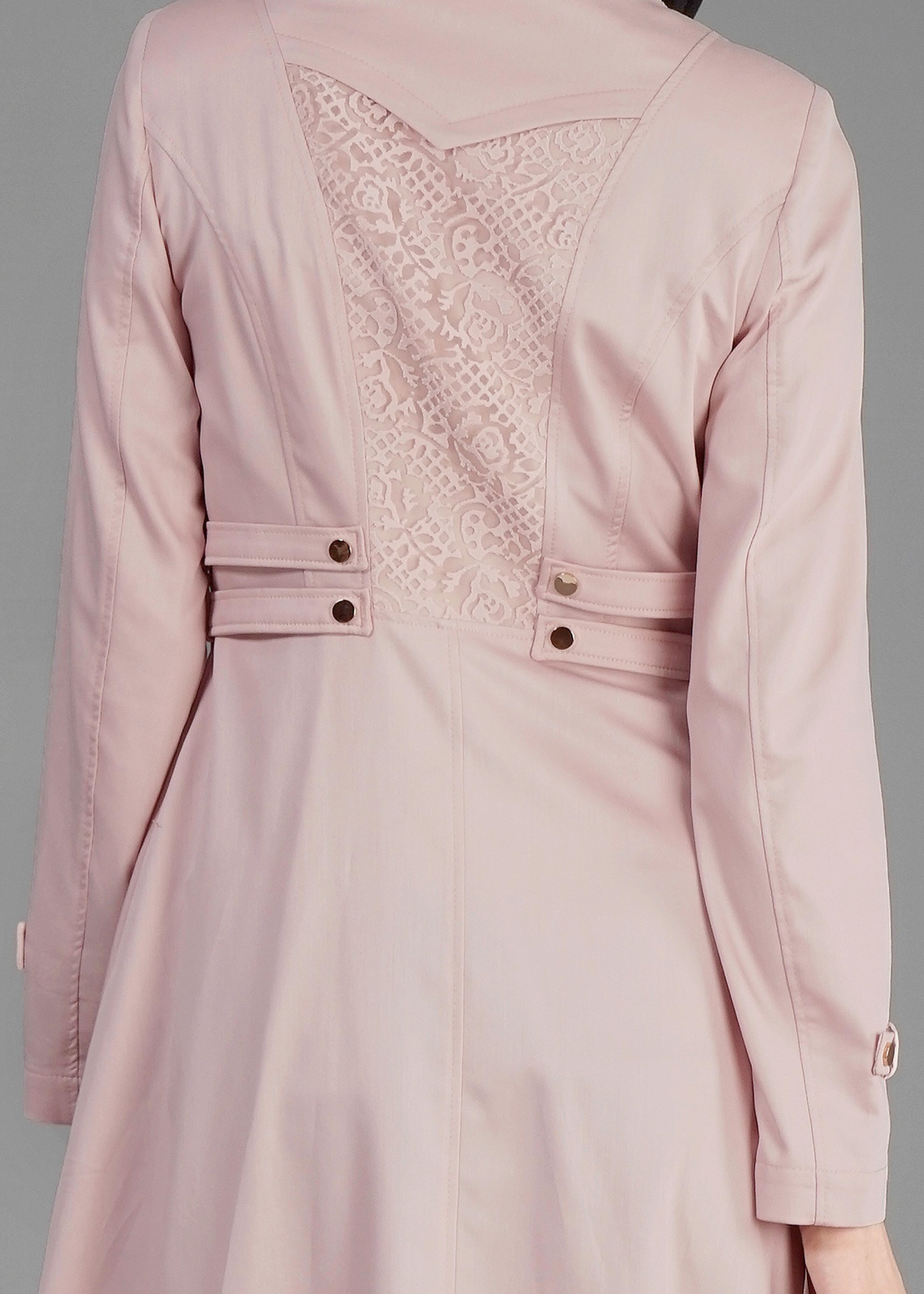 Tesettür giyim PUDRA 1503 Summer Tesettür Trenc