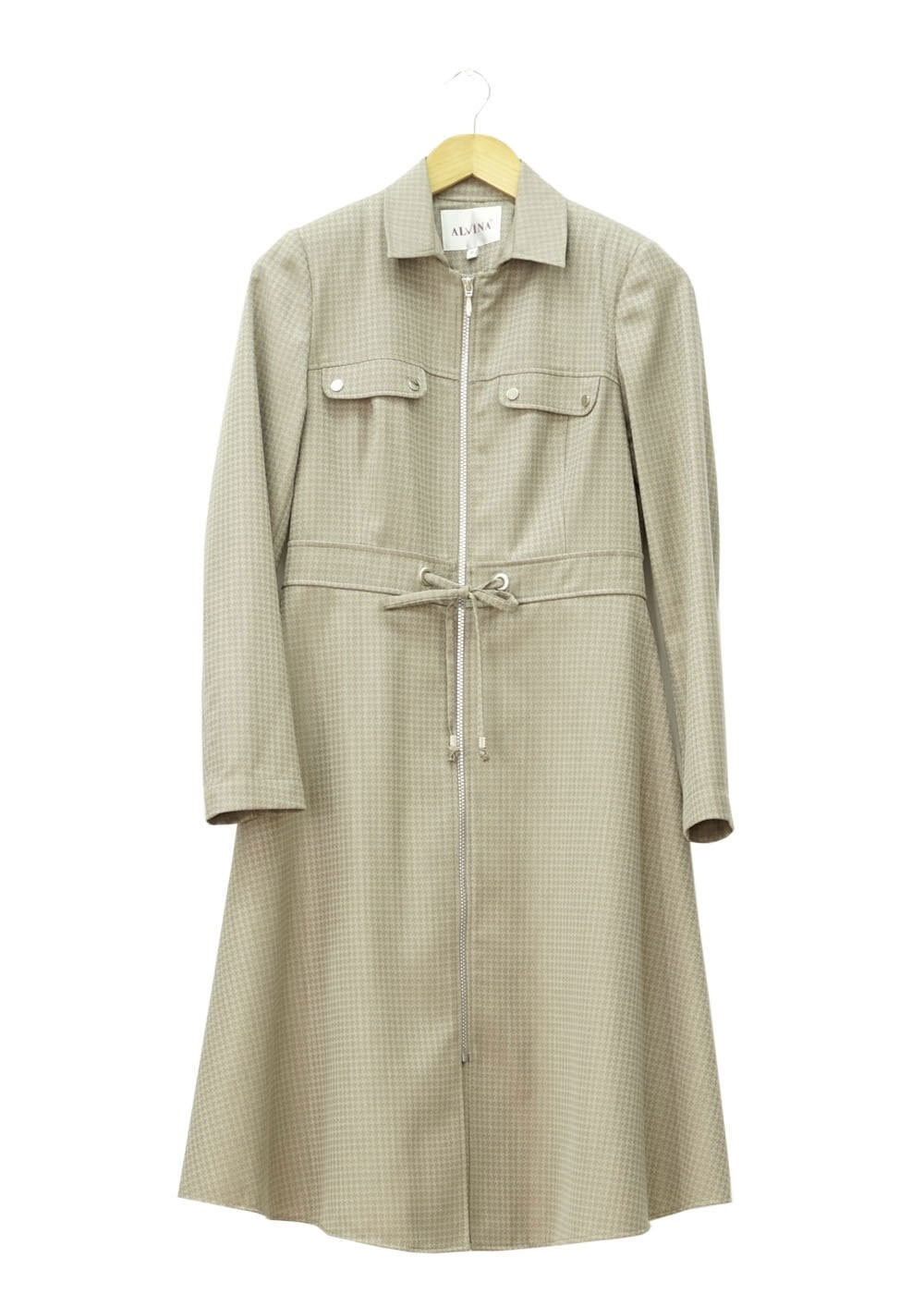 Tesettür giyim HAKİ 1505 Crista Tesettür Trench