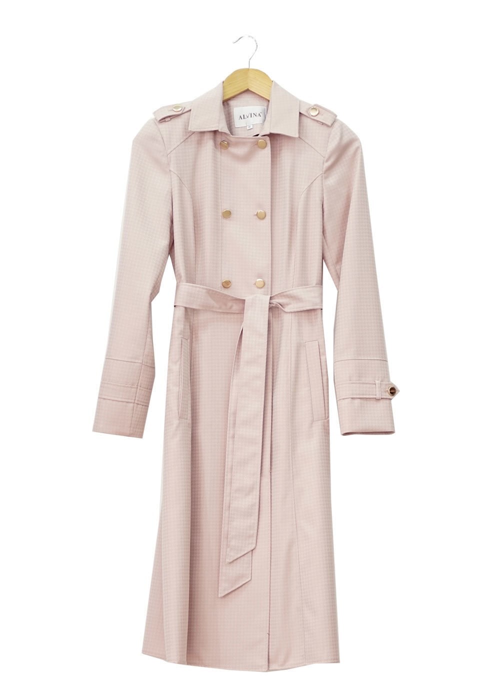 Tesettür giyim PUDRA 1506 Crista Tesettür Trench