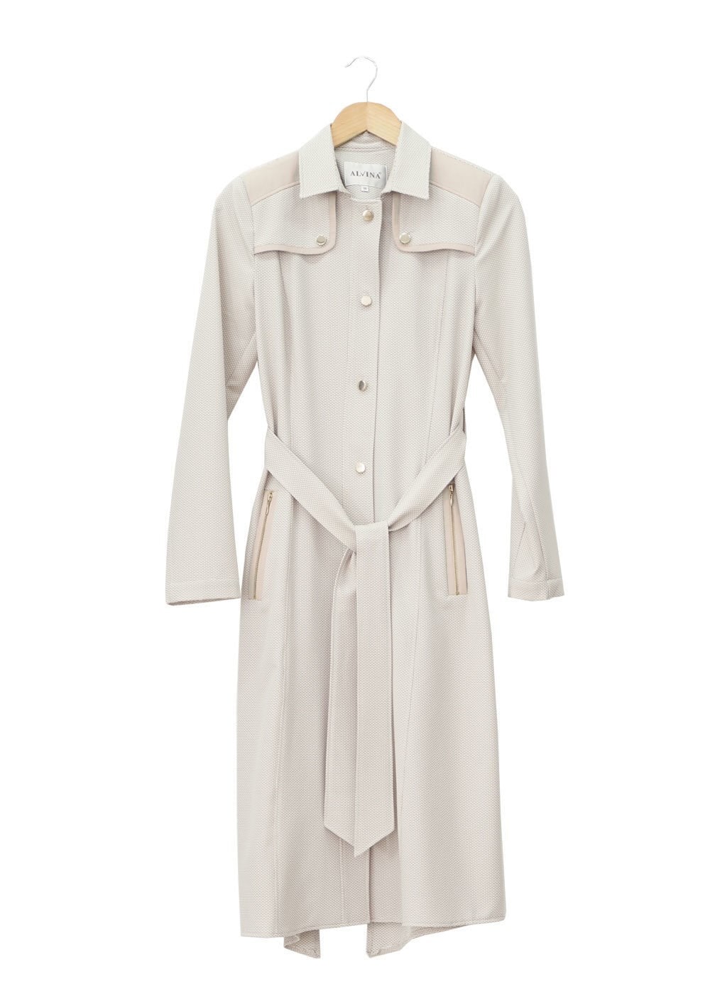 Tesettür giyim SARI 1519 Berta Tesettür Trench