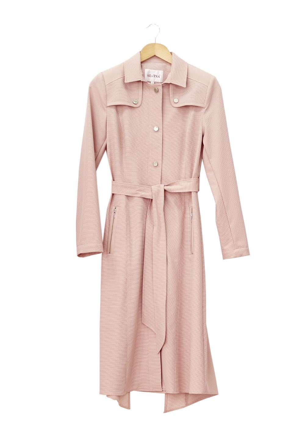 Tesettür giyim BEJ 1519 Berta Tesettür Trench