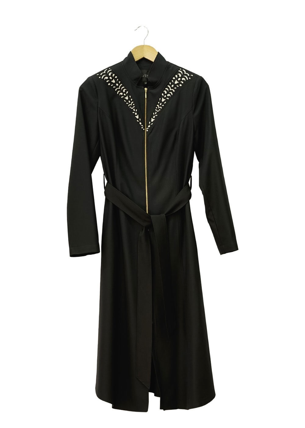 Tesettür giyim SİYAH 1526 Beliz Tesettür Trench