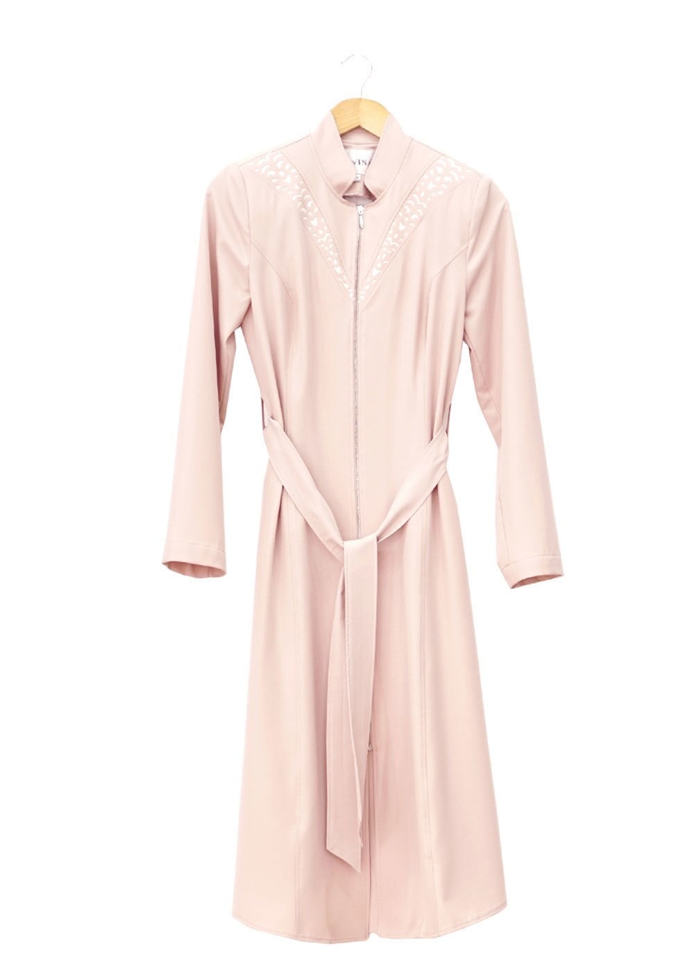 Tesettür giyim PUDRA 1526 Beliz Tesettür Trench