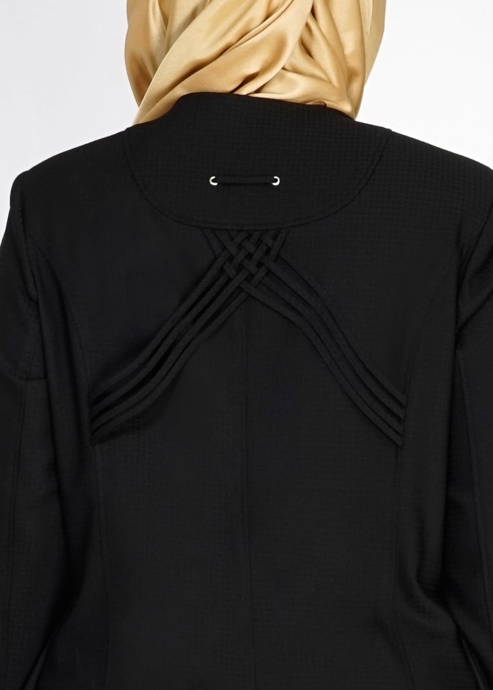 Tesettür giyim SİYAH 1529 Duke Tesettür Trench