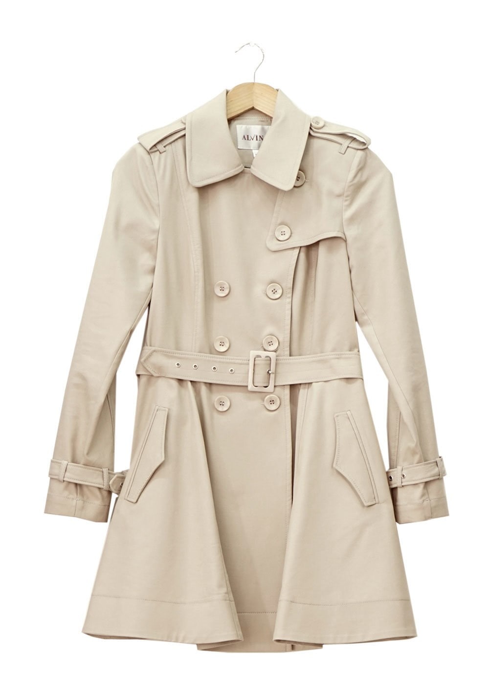 Tesettür giyim BEJ 1552 Soraya Tesettür Trench