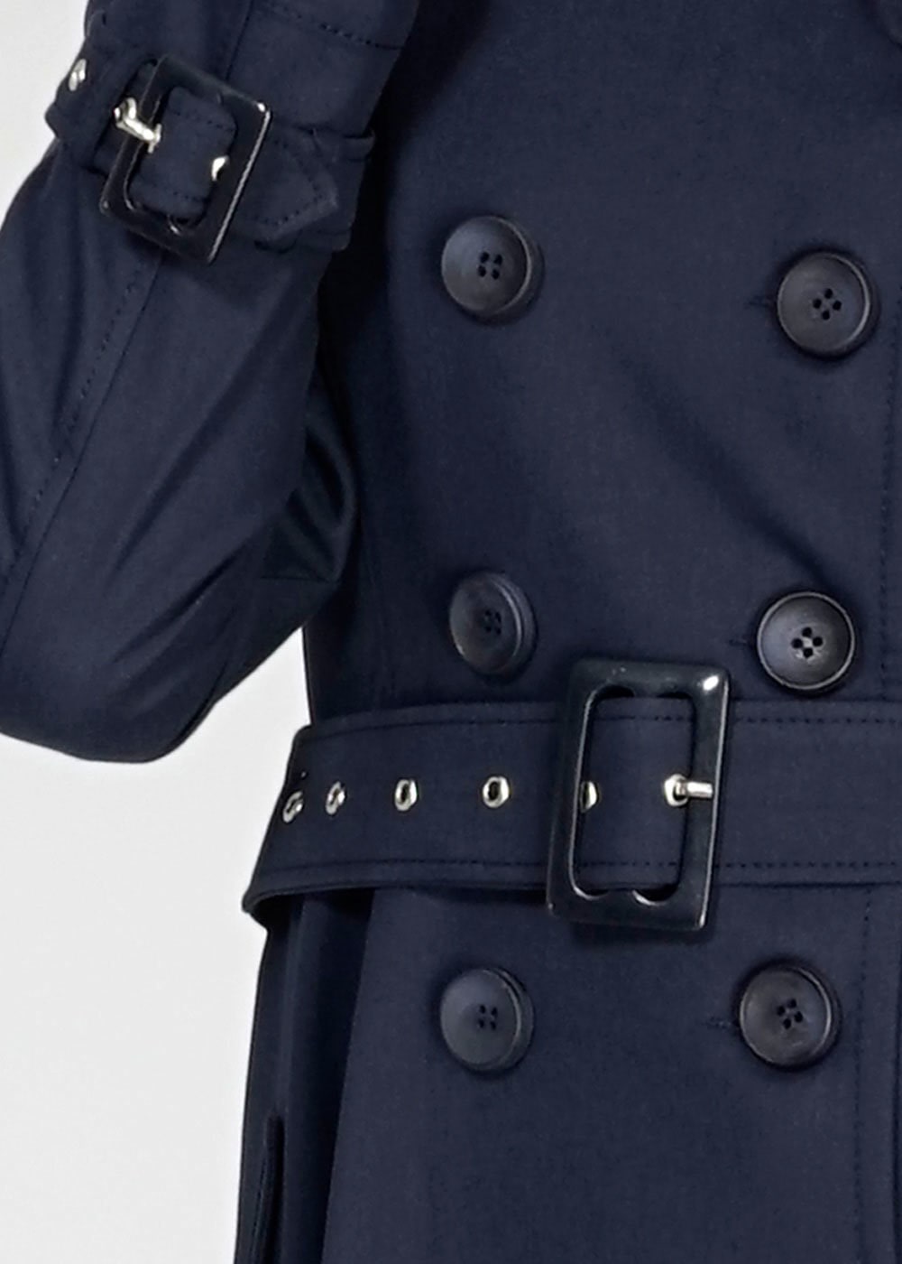 Hijab clothing NAVY BLUE 1552 Soraya Tesettür Trench