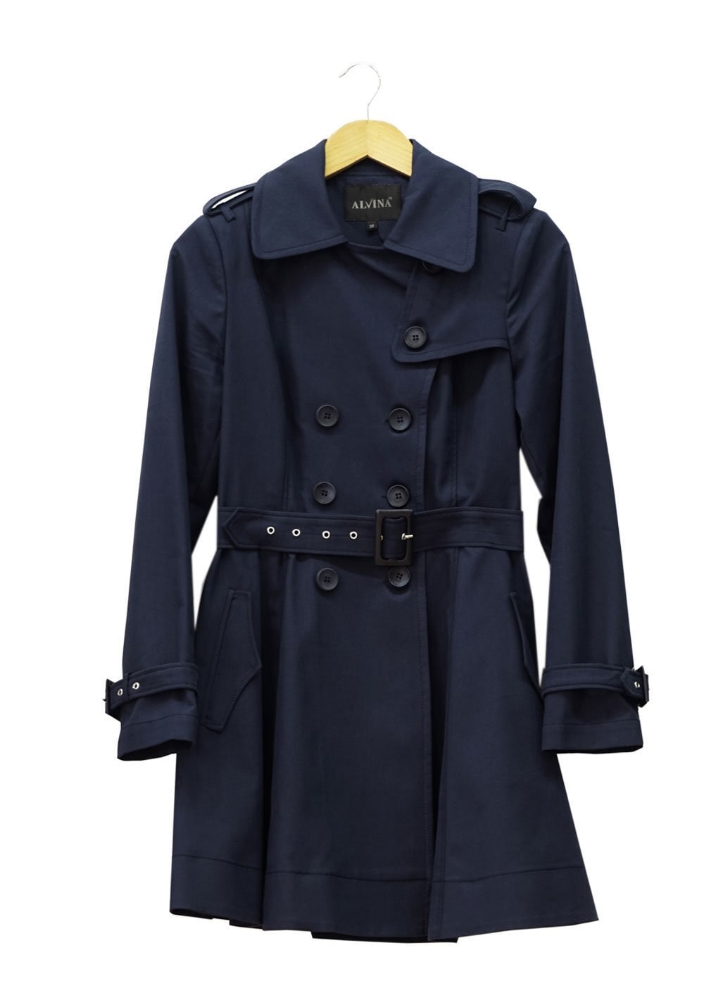 Hijab clothing NAVY BLUE 1552 Soraya Tesettür Trench