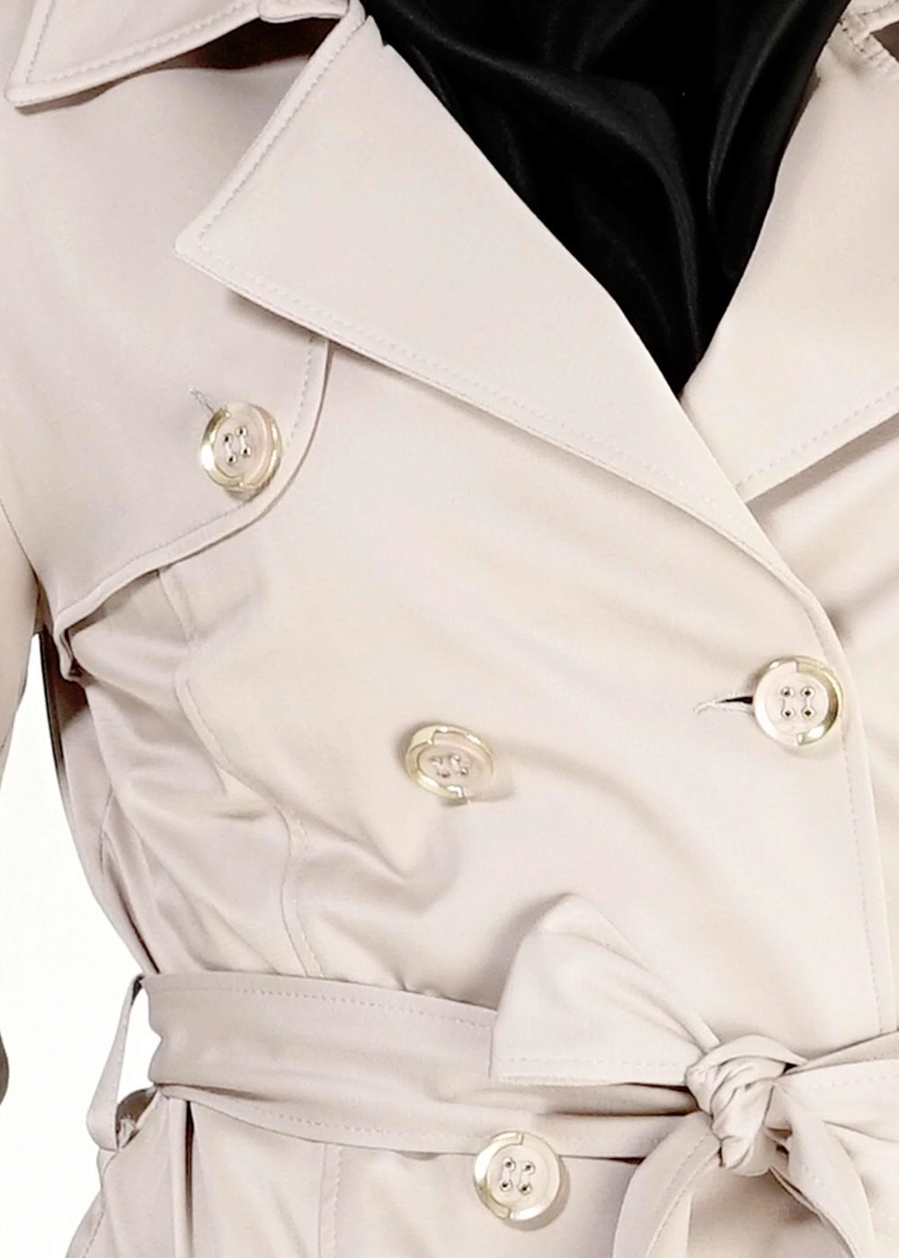 Tesettür giyim BEJ 1553 Peren Tesettür Trench