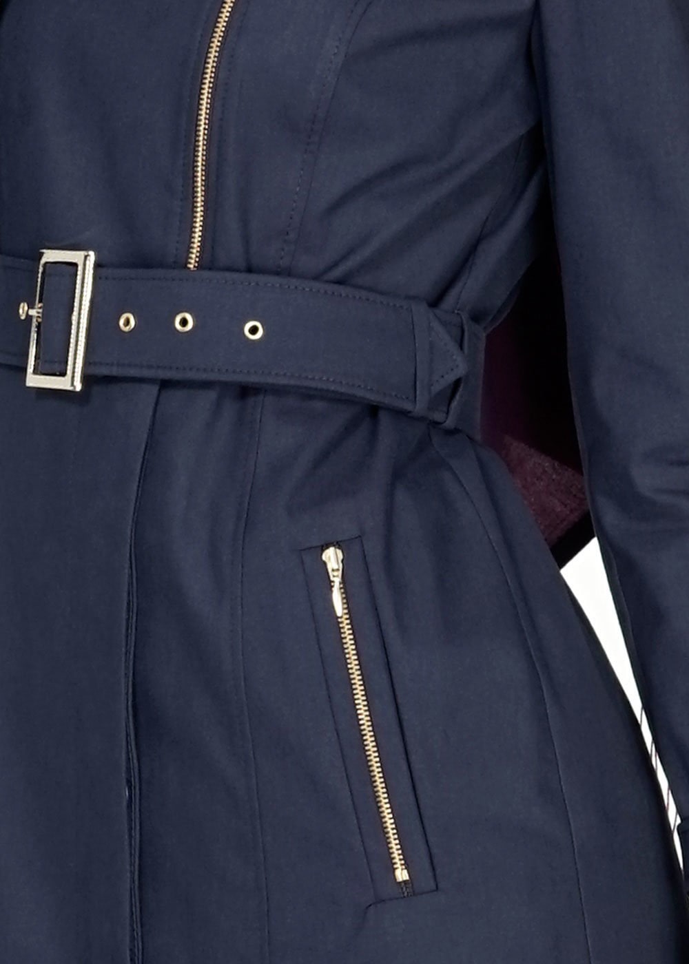 Tesettür giyim LACİVERT 1554 Soraya Tesettür Trenç