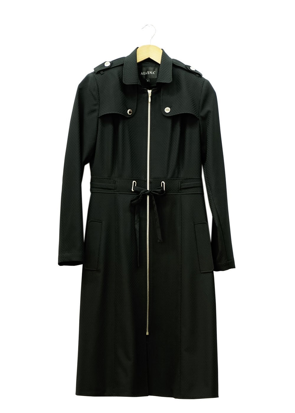 Tesettür giyim SİYAH 1555 Duygu Tesettür Trench