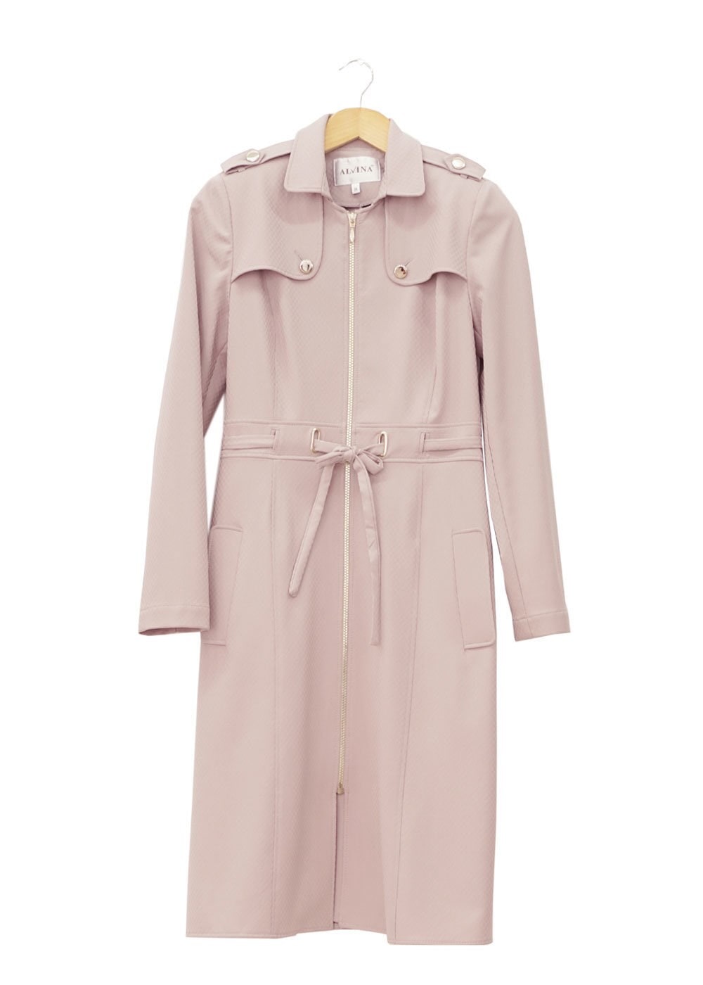 Tesettür giyim PUDRA 1555 Duygu Tesettür Trench