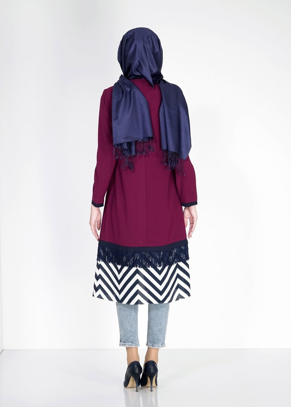 Hijab clothing DAMSON 1576 Sufle Tesettür Trench