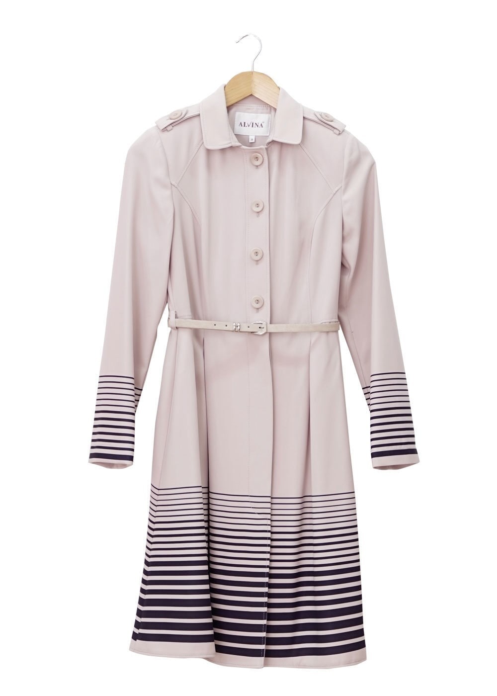 Tesettür giyim BEJ 1579 Farah Tesettür Trench