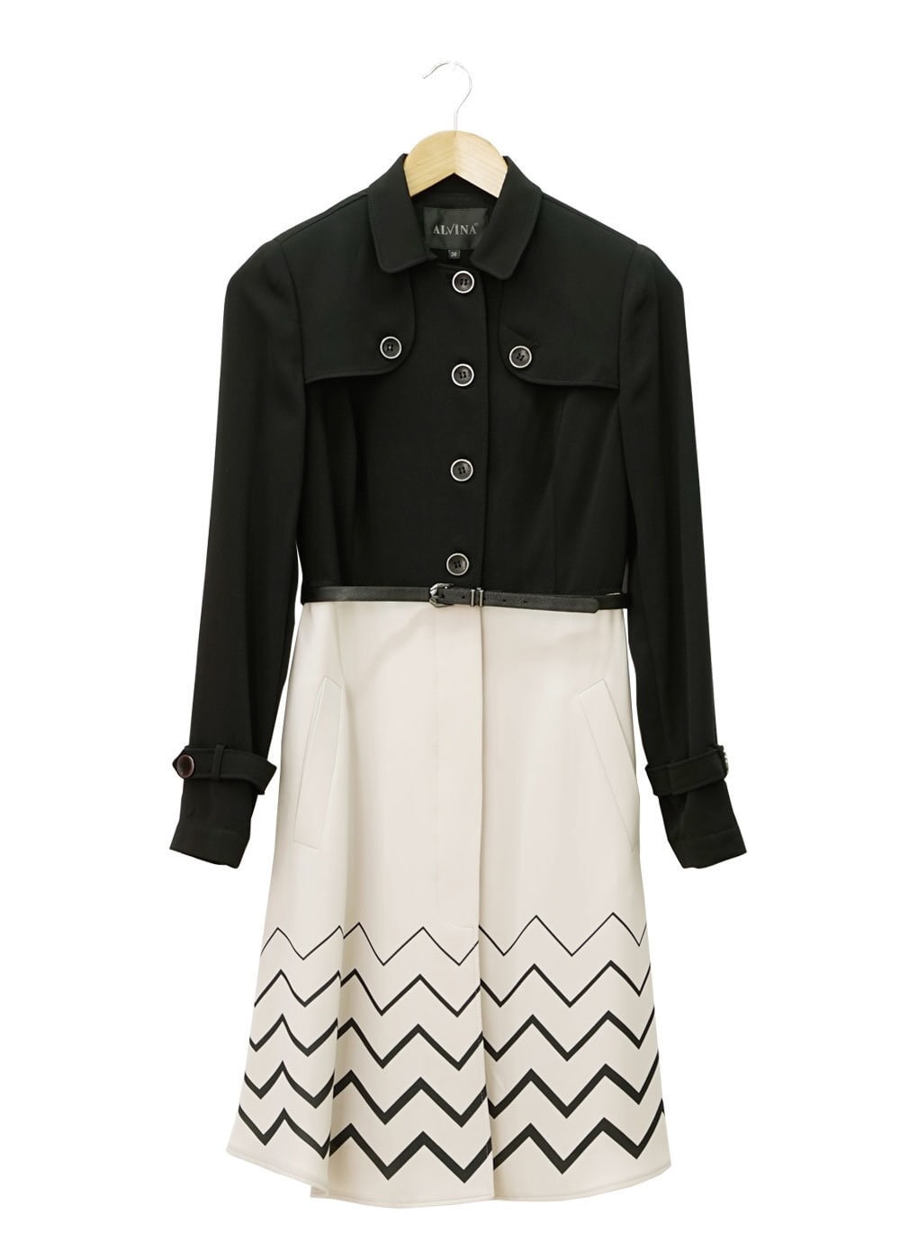 Hijab clothing BLACK 1583 Farah Tesettür Trench