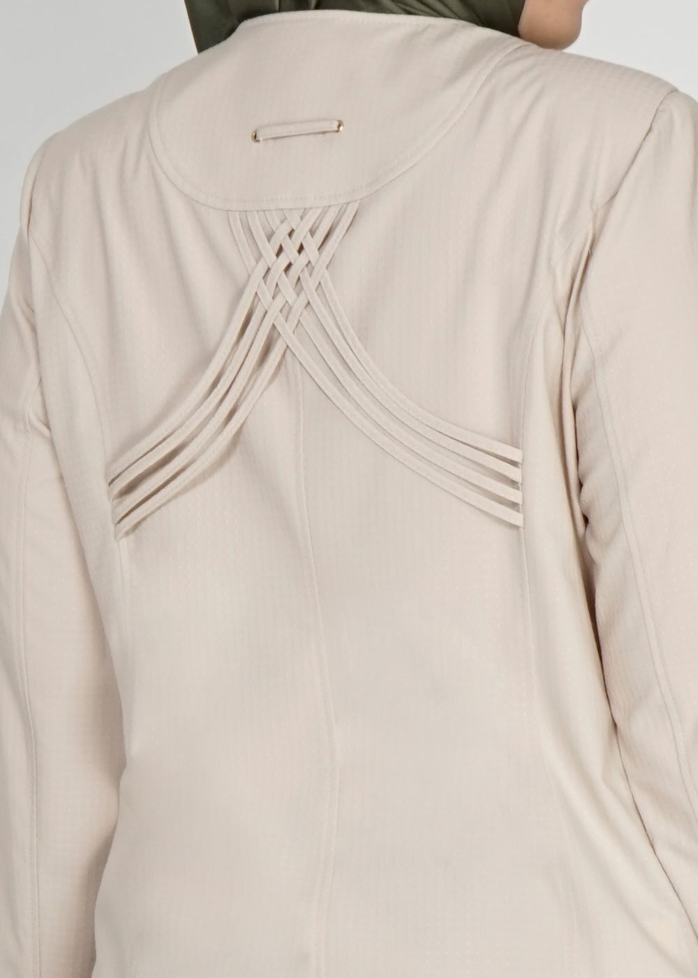 Tesettür giyim BEJ 1529-1 Söğüt Tesettür Trench