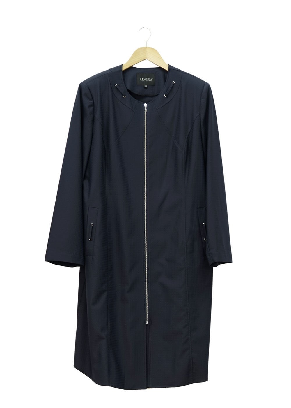 Tesettür giyim LACİVERT 1529-1 Söğüt Tesettür Trench