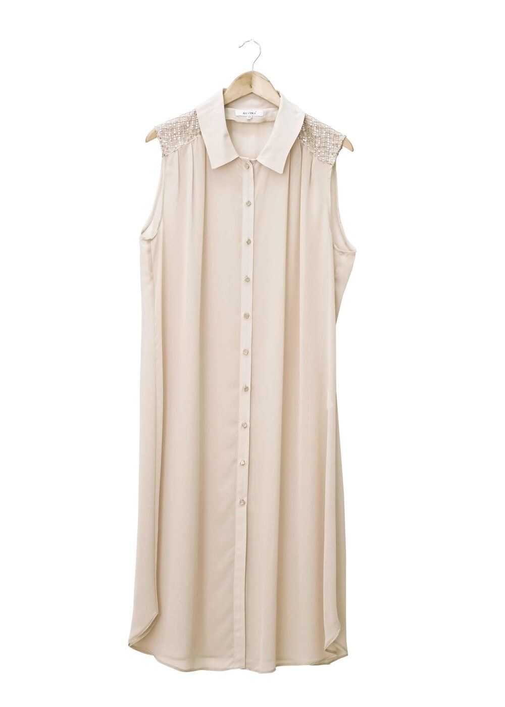 Vêtements hijab BEIGE 2468 New Multi Tesettür Şifon Yelek