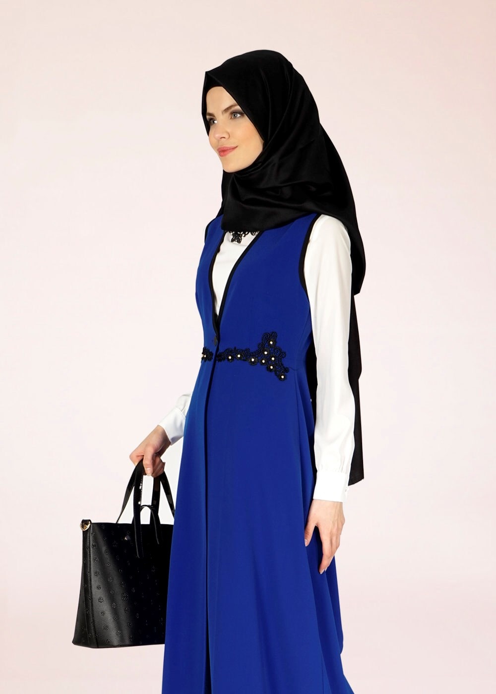 Tesettür giyim LACİVERT 4580 CARETTA YELEK 36/44(38-40) TEK42