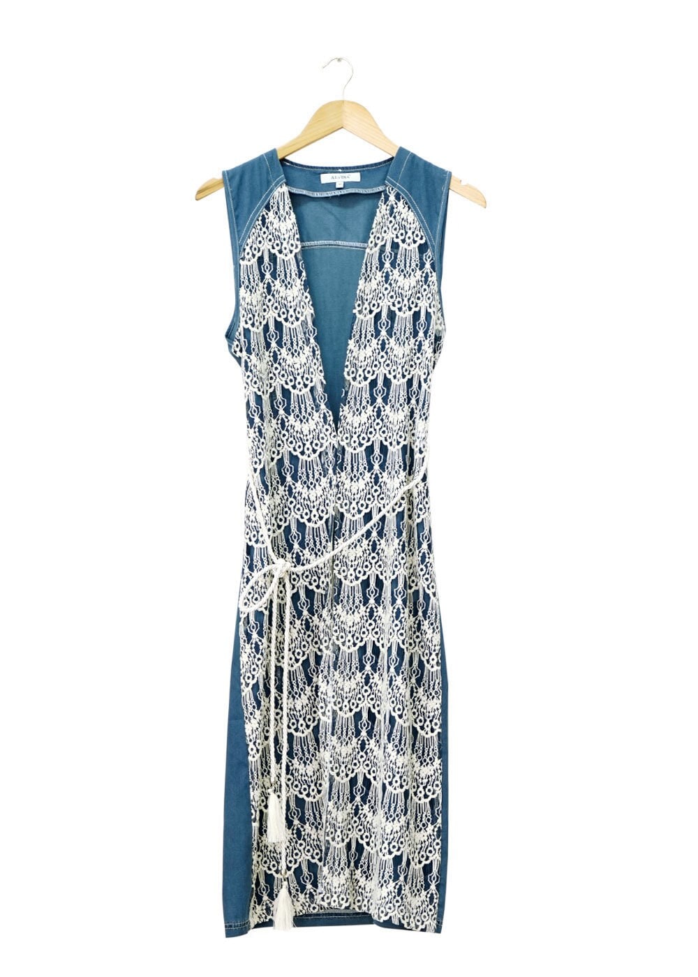 Tesettür giyim LACİVERT 4638 Lencia Tesettür Yelek