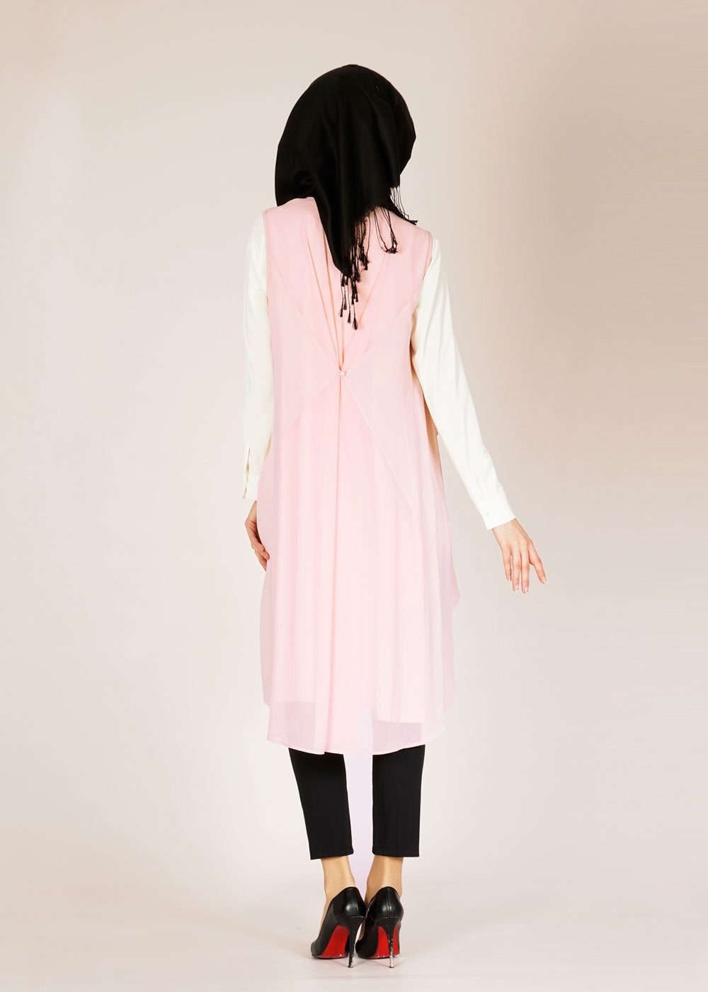 Tesettür giyim PUDRA 4645 SemiramisTesettür Yelek