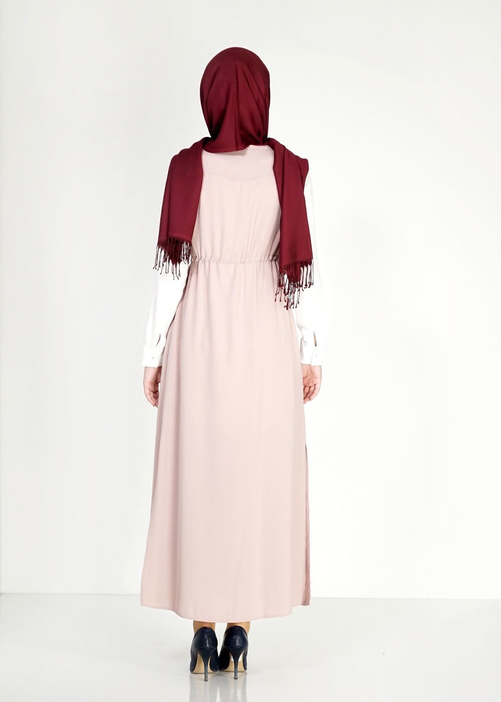 Tesettür giyim PUDRA 4963 Beyza Tesettür Yelek