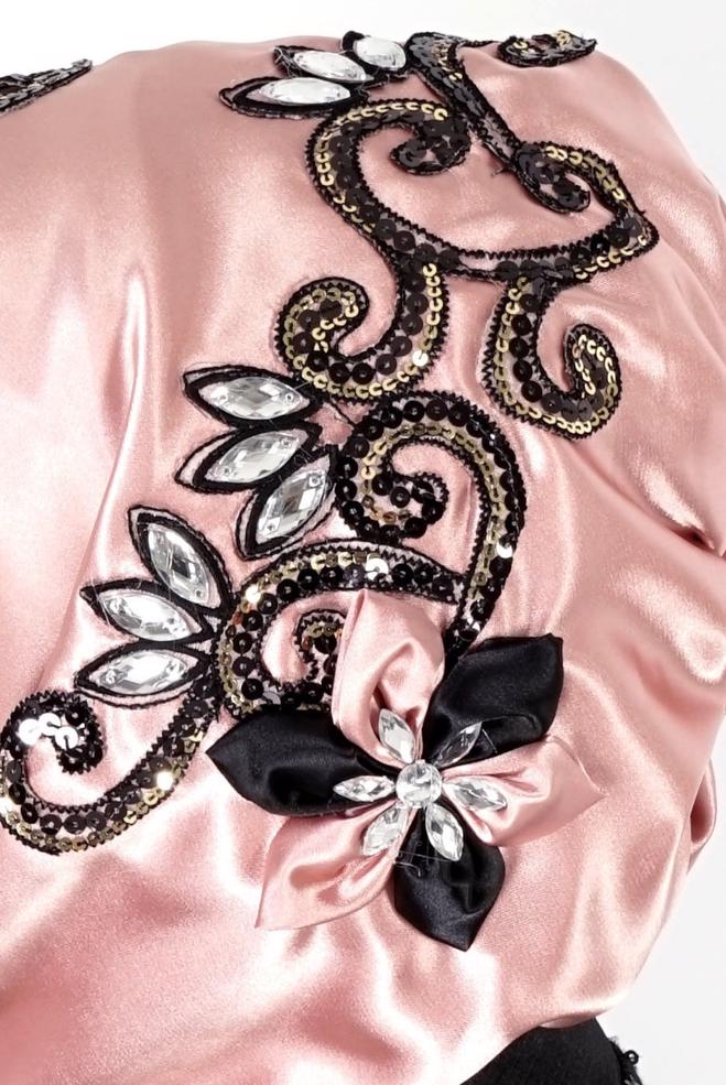 Vêtements hijab POUDRE ÉCHARPE INSTANTANÉE À SEQUINS ALVINA 106021 - ALVİNA