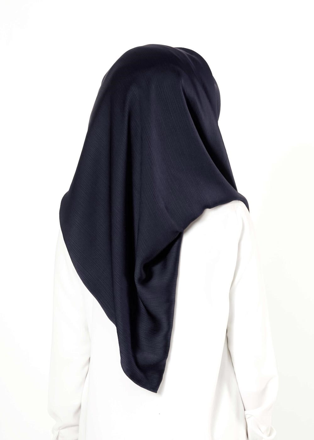Tesettür giyim LACİVERT ALVİNA PÜSKÜLLÜ ŞAL 50119