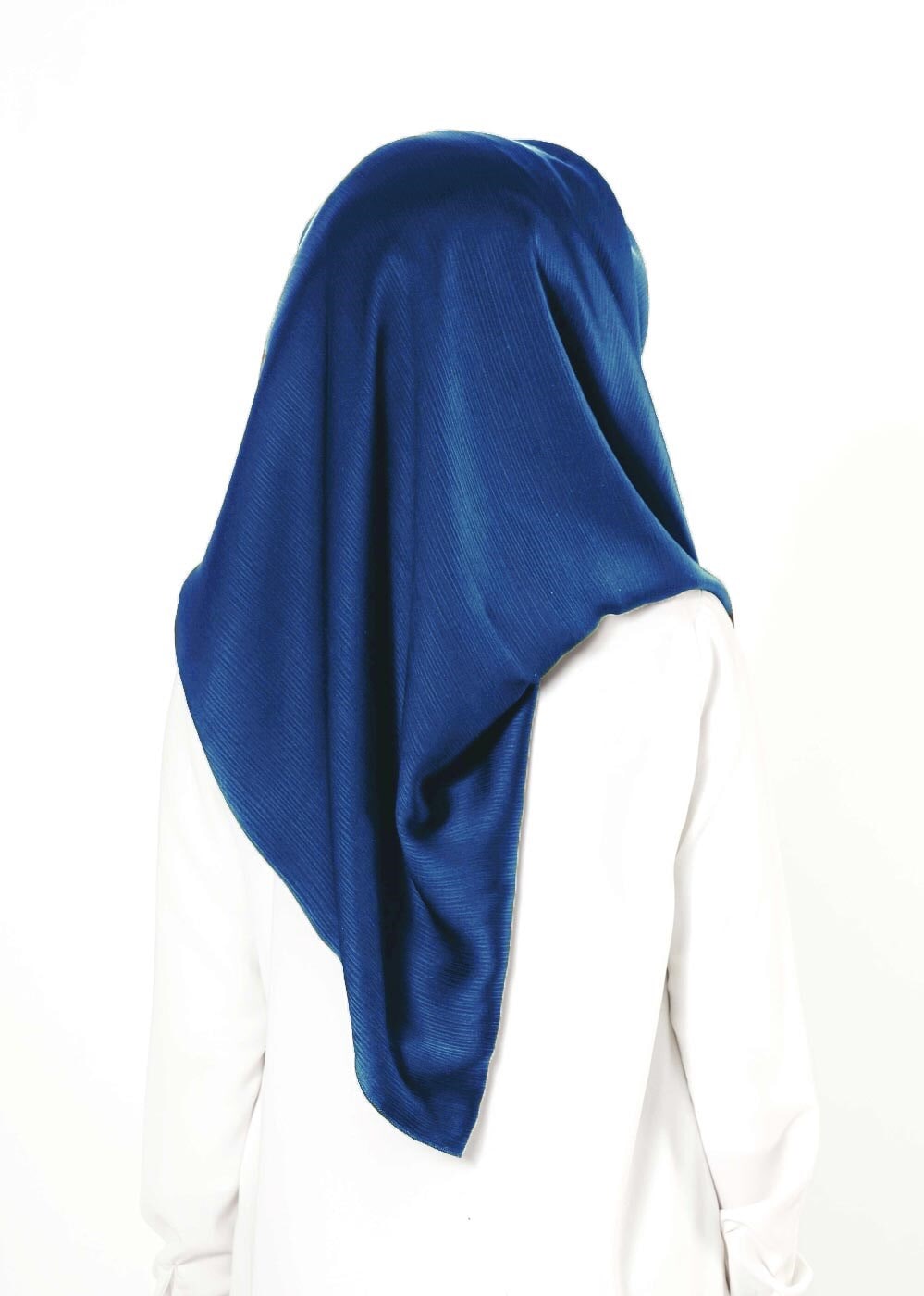 Tesettür giyim LACİVERT ALVİNA PÜSKÜLLÜ ŞAL 50119