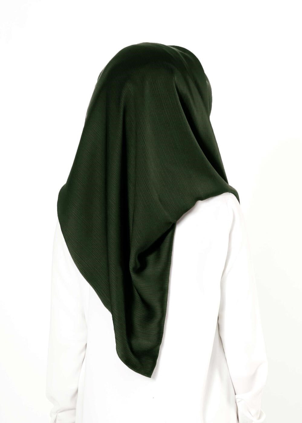 Tesettür giyim YEŞİL ALVİNA PÜSKÜLLÜ ŞAL 50119