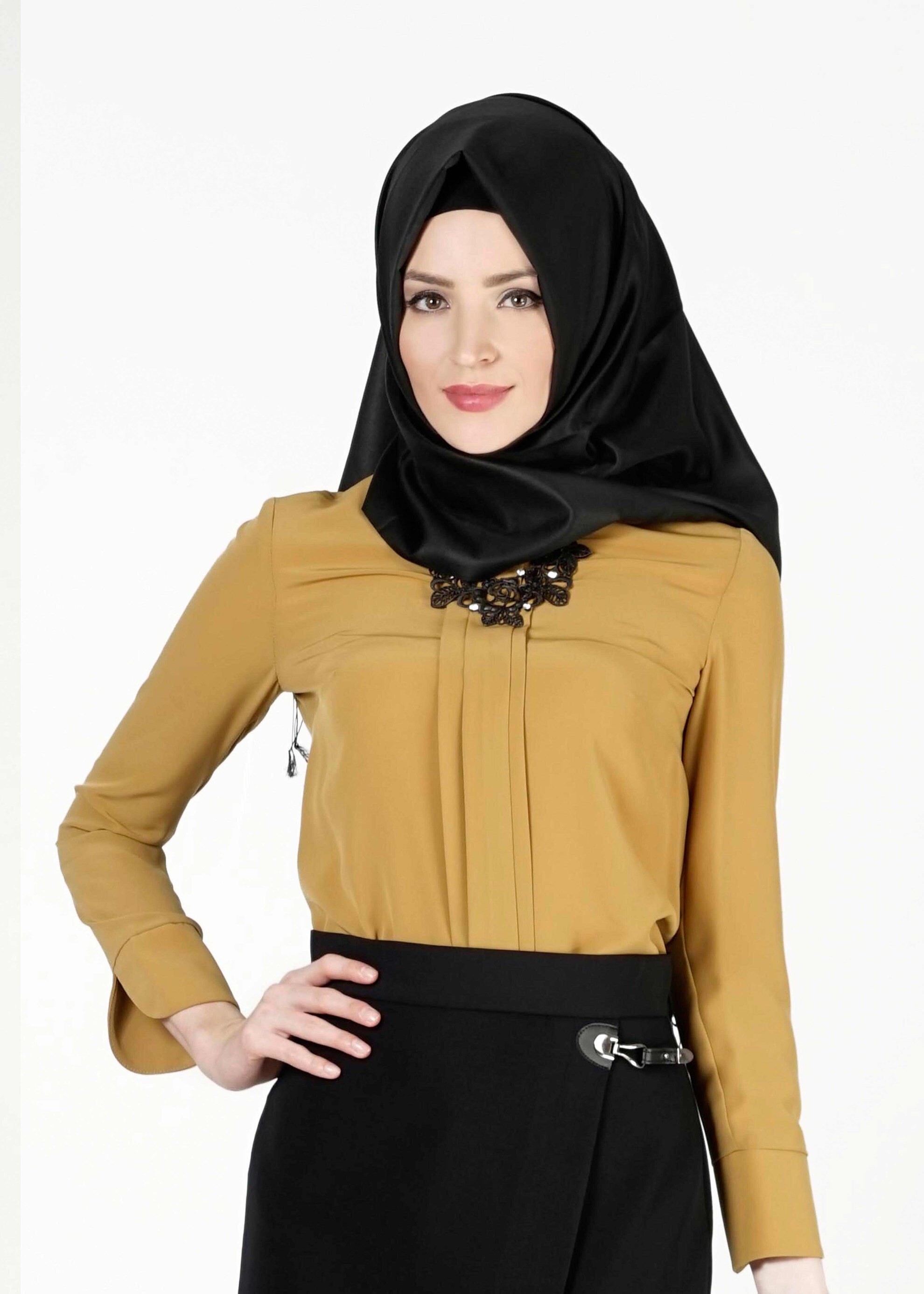Tesettür giyim SARI 4031 BLUZ