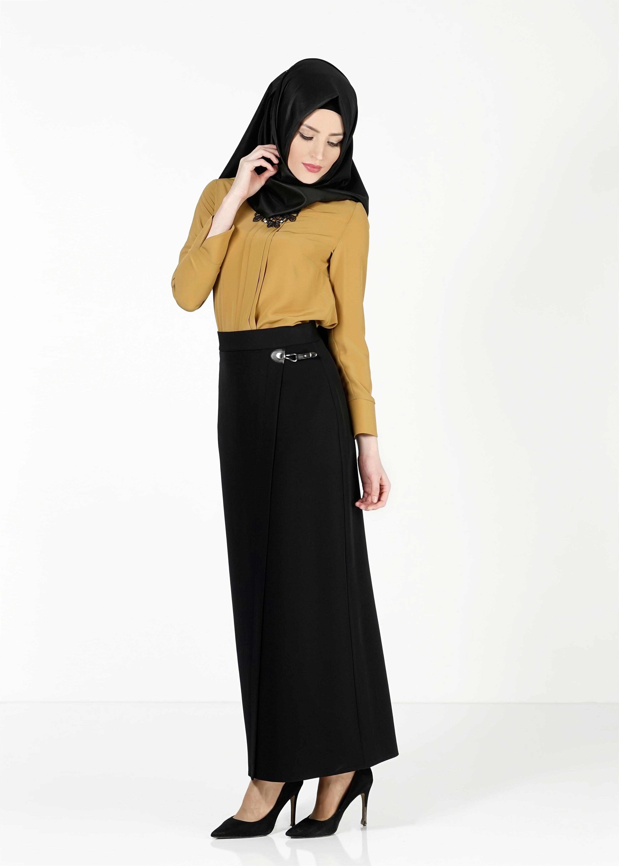 Tesettür giyim SARI 4031 BLUZ