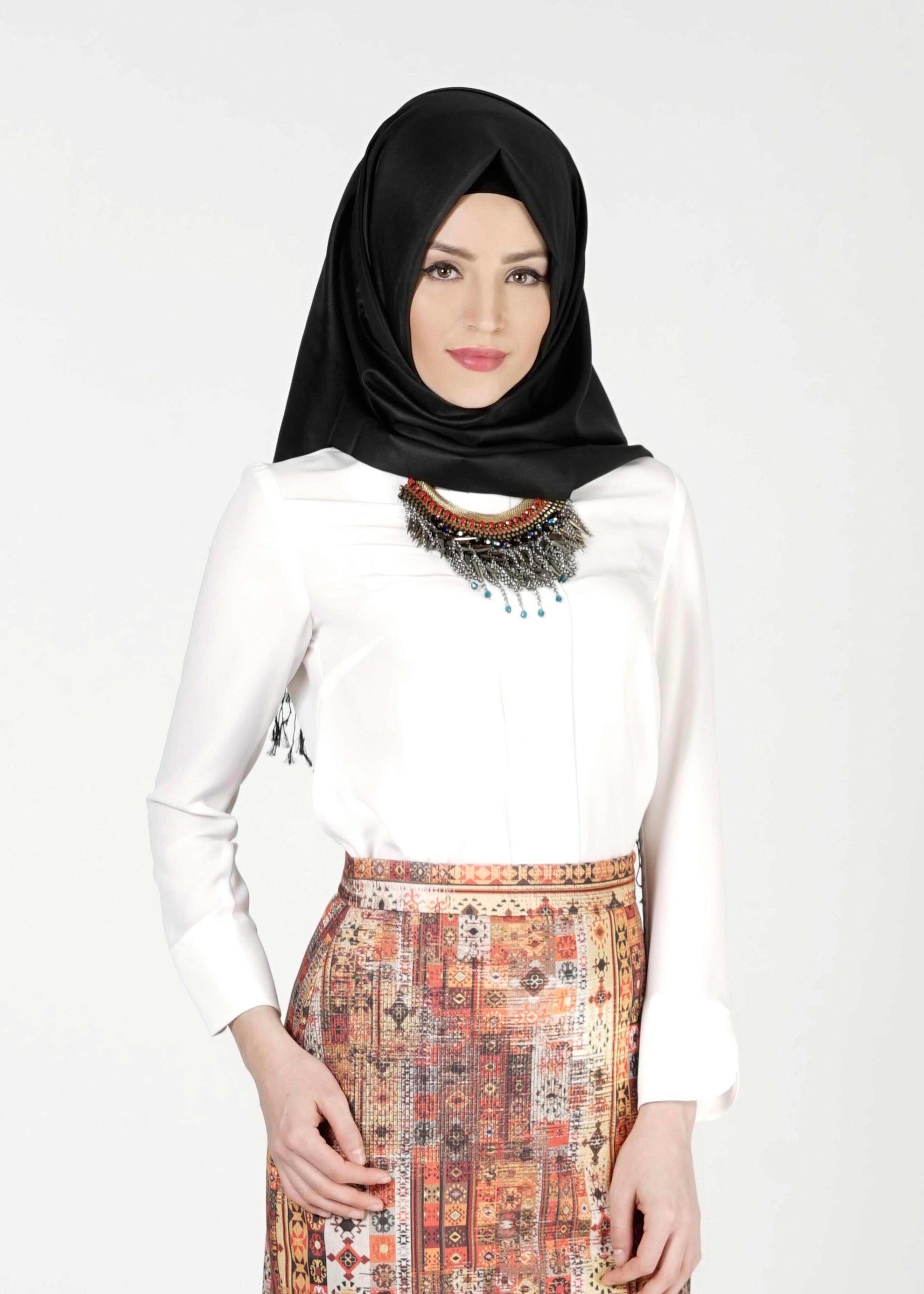 Tesettür giyim BEYAZ 4031 BLUZ