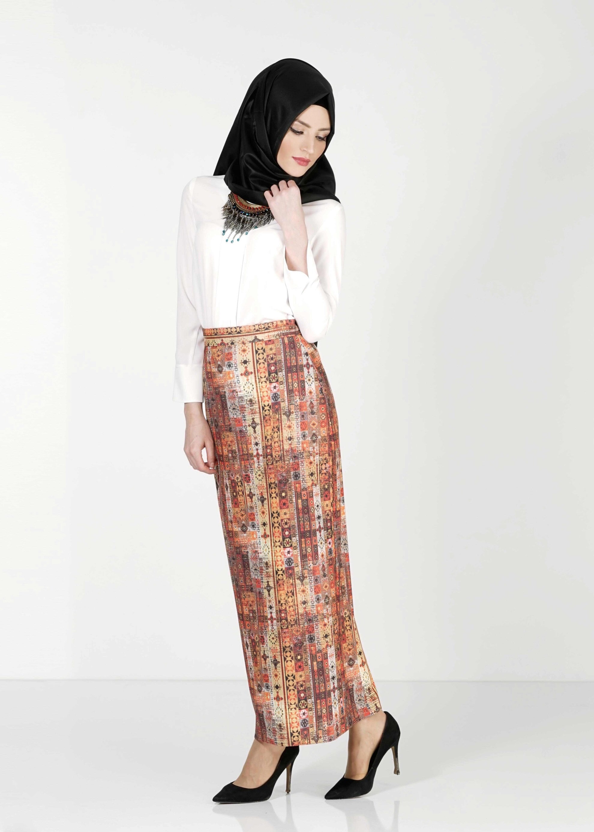 Tesettür giyim BEYAZ 4031 BLUZ