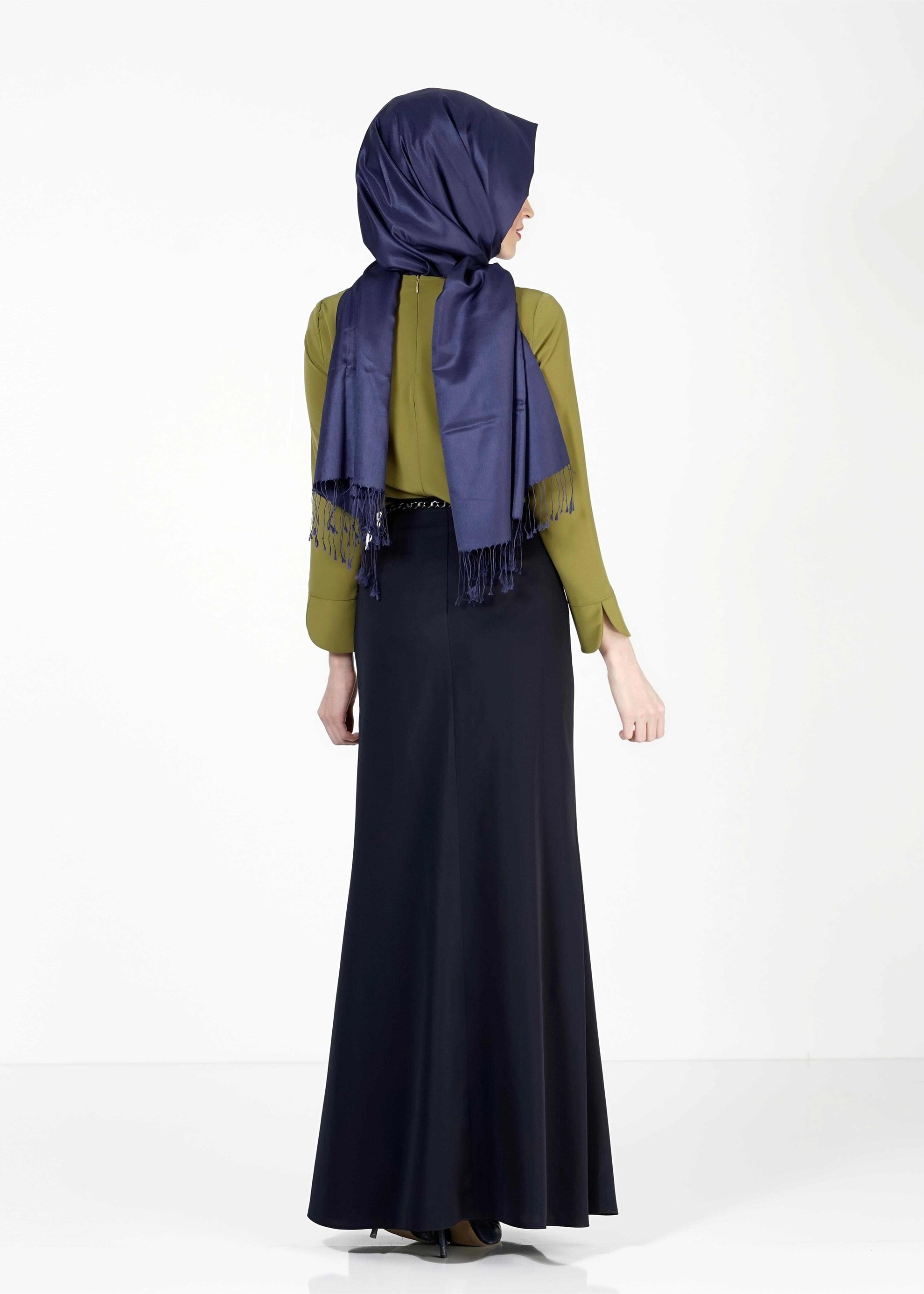 Tesettür giyim YEŞİL 4031 BLUZ